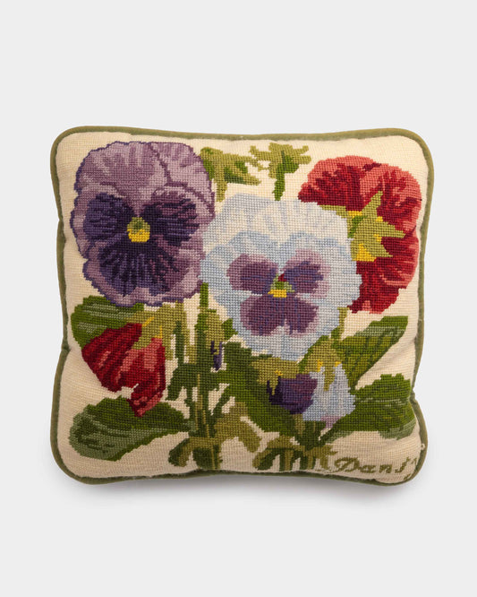 Vintage Needlepoint Pillow