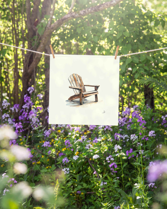 Adirondack Chair Art Print