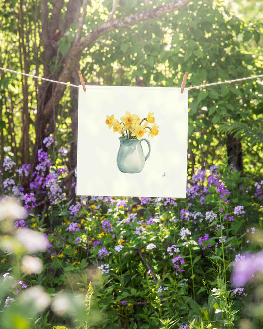 Daffodil Jug Art Print