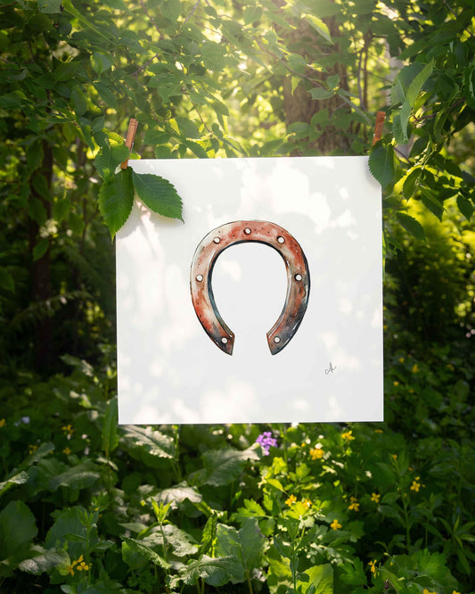 Horseshoe Art Print