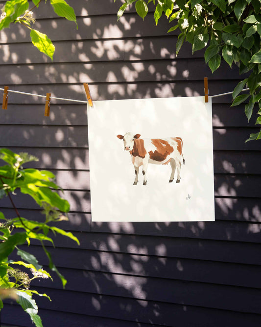 Buttercup the Cow Art Print