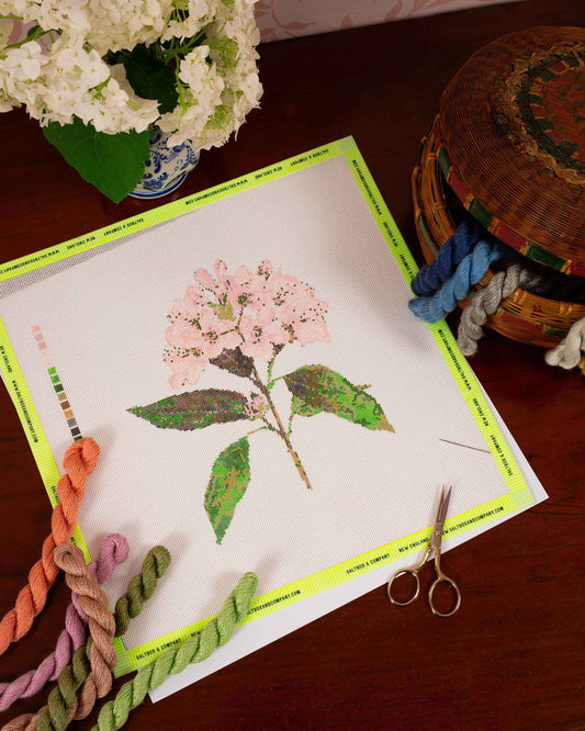 Mountain Laurel Needlepoint Canvas