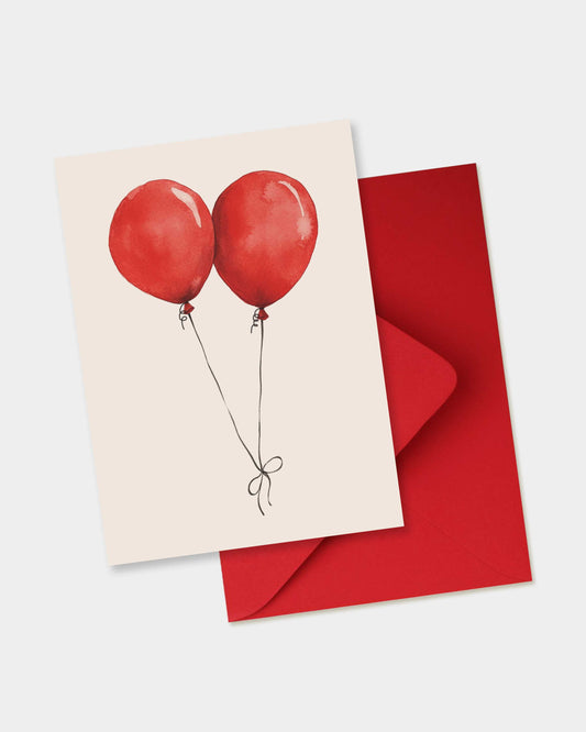 Balloons Note Card