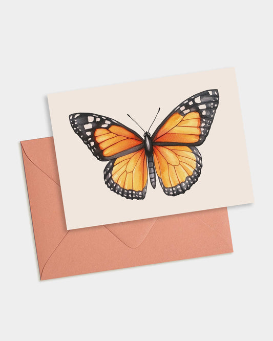 Monarch Butterfly Note Card