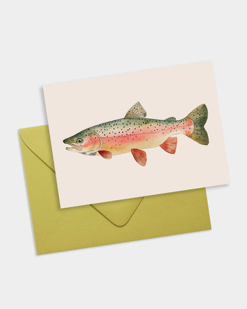 Rainbow Trout Note Card