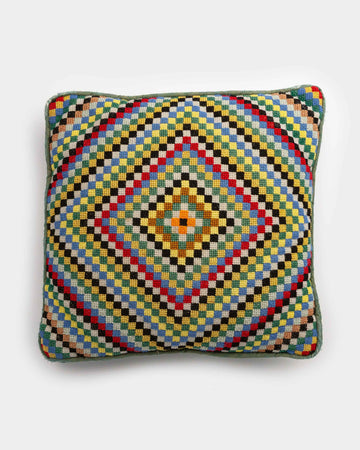 Vintage Needlepoint Pillow