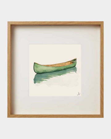 Canoe Framed Art Print