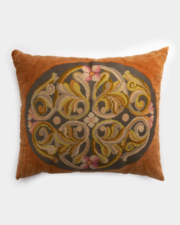 Vintage Needlepoint Pillow
