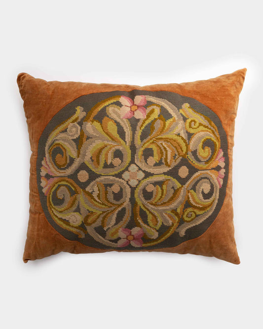 Vintage Needlepoint Pillow