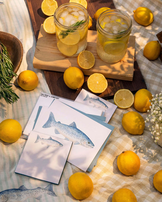 Blue Trout Note Card