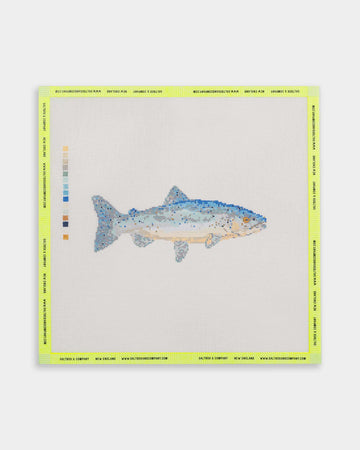 Blue Trout Needlepoint Canvas