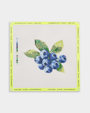 Blueberries Needlepoint Canvas