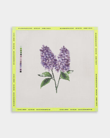 Purple Lilac Needlepoint Canvas