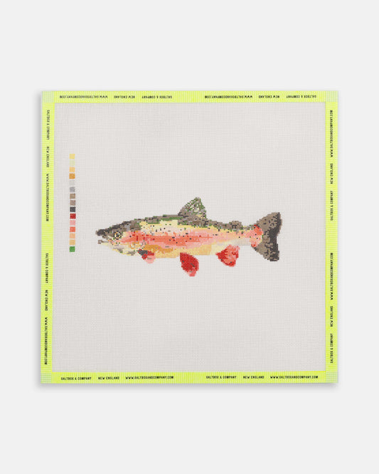 Rainbow Trout Needlepoint Canvas
