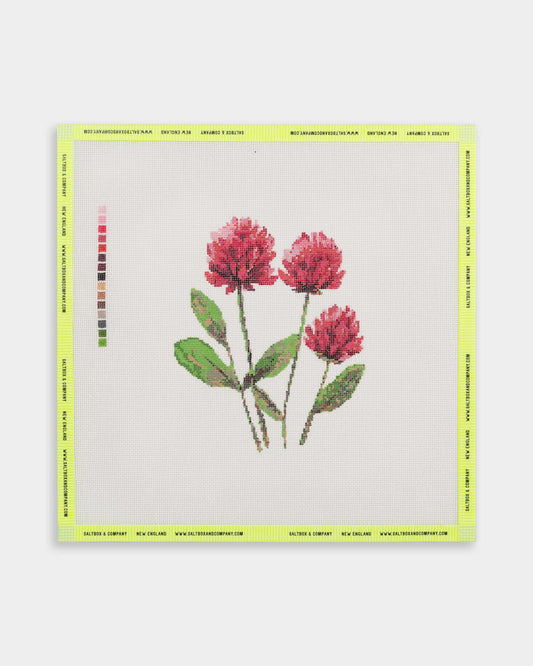 Red Clover Needlepoint Canvas