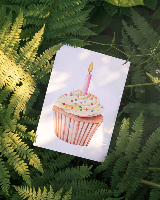 Cupcake Note Card