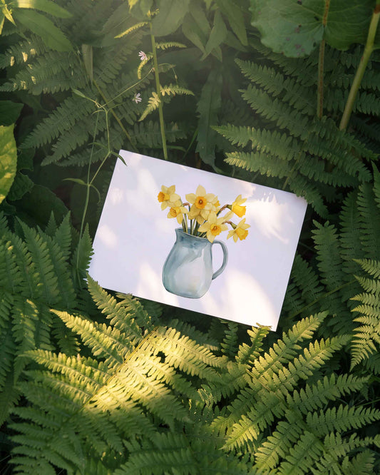 Daffodil Jug Note Card