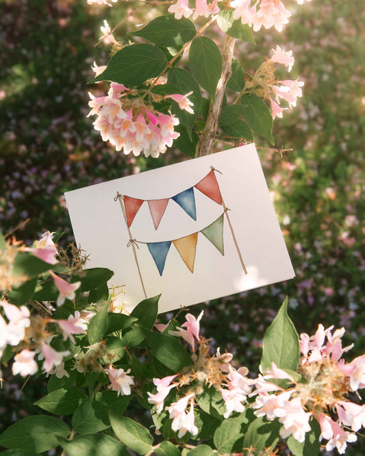 Celebration Pennants Note Card