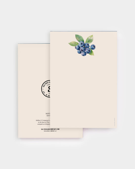 Blueberries Notepad