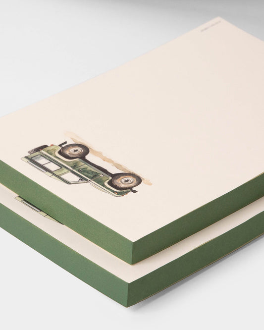 Green Rover Notepad