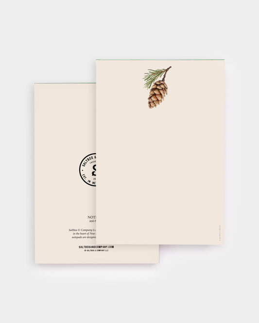 Maine White Pine Cone Notepad