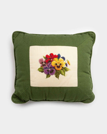 Vintage Needlepoint Pillow