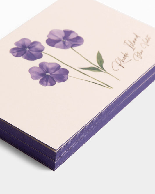 Rhode Island Blue Violet Postcards