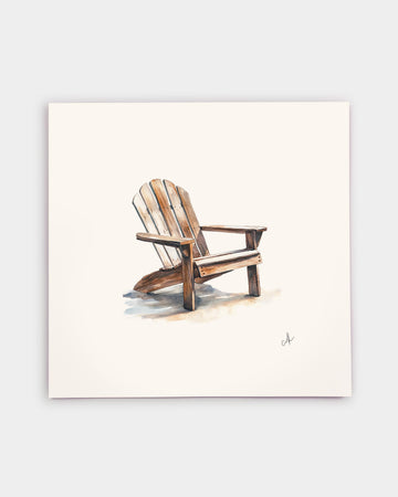 Adirondack Chair Art Print