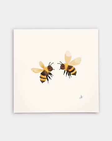Bumblebees Art Print