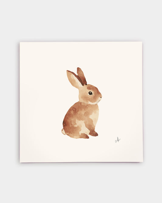 Carmello the Bunny Art Print