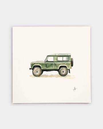 Green Rover Art Print