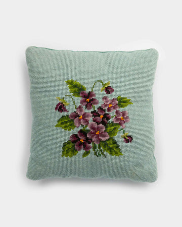 Vintage Needlepoint Pillow