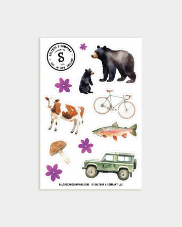 Mountain Collection Mini Sticker Sheet