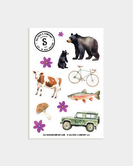 Mountain Collection Mini Sticker Sheet