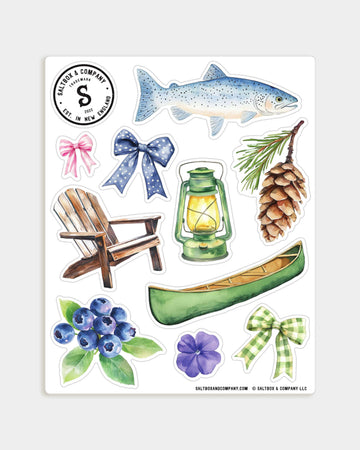 Lake Collection Sticker Sheet