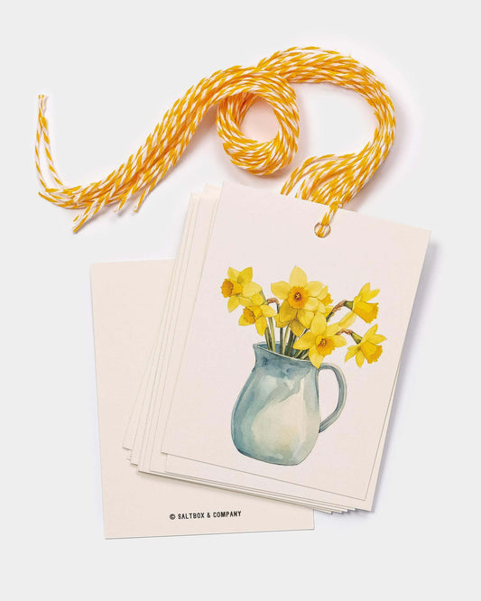 Daffodil Jug Gift Tags