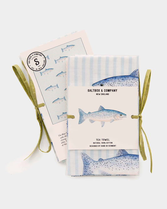 Blue Trout Tea Towel